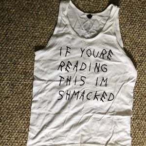 I’m shmacked tank top